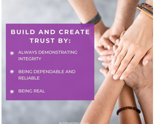 How You Build Trust